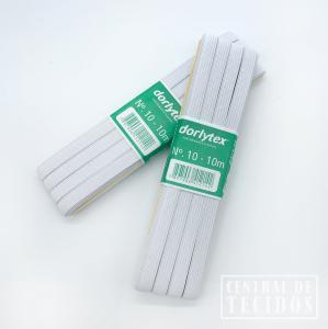 Elástico chato Dorlytex com 10 metros - Nº12